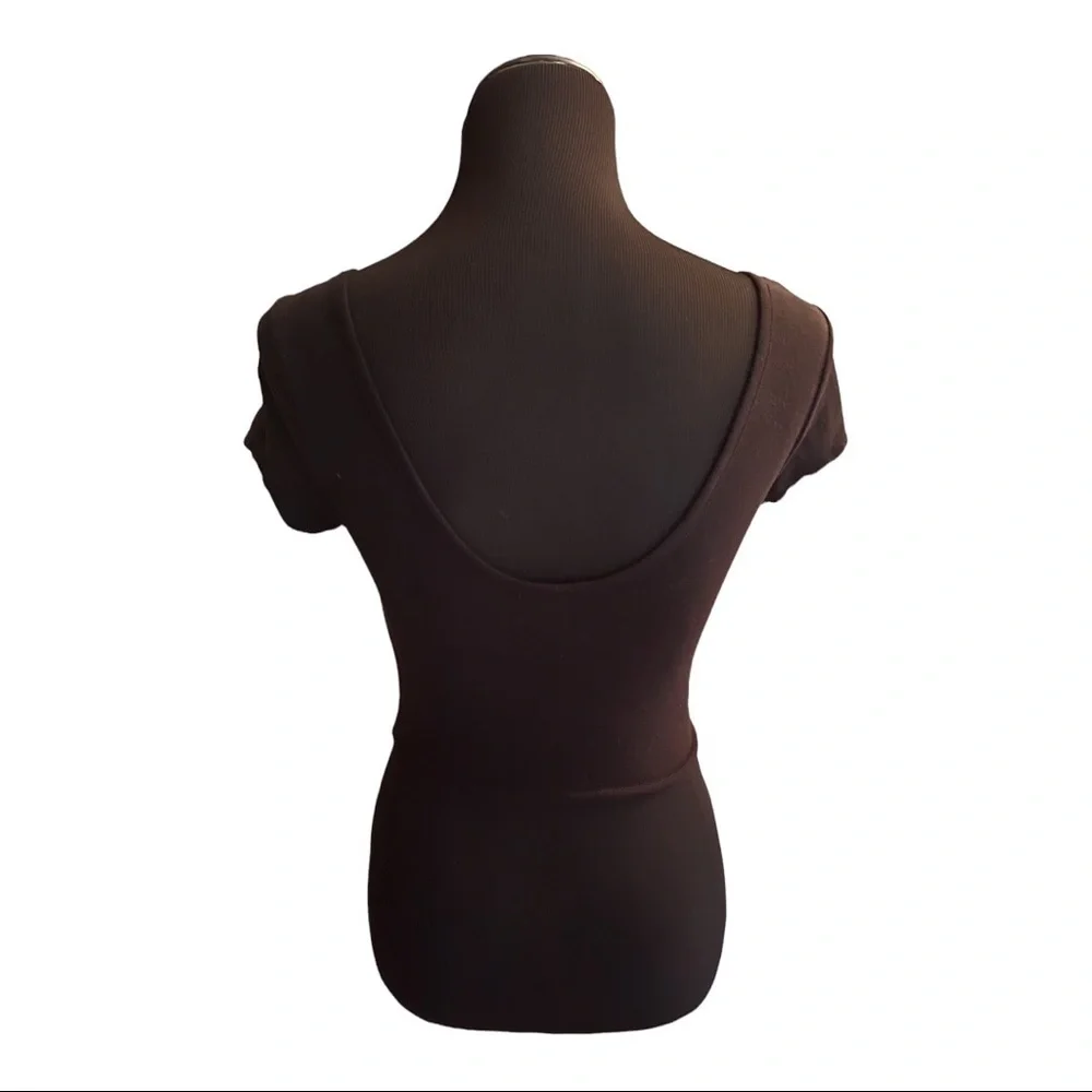 Bozzolo Black Studden Crop Top Size Medium - Picture 6 of 11